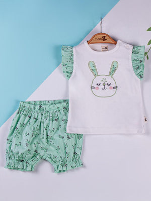 Baby Zz Bluz Şort 6-18 Ay Takım - Yeşil