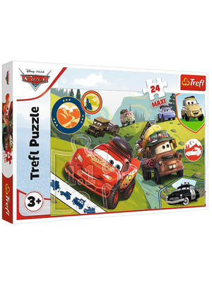 Vardem Oyuncak Trefl 24 Parça Maxi Puzzle Disney Cars 3 (60x40cm)