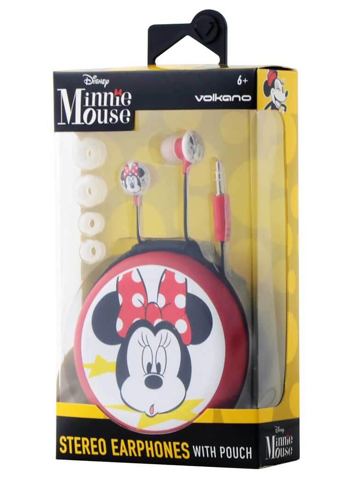 Minnie Mouse Kulakiçi Kulaklık Çantalı Lisanslı