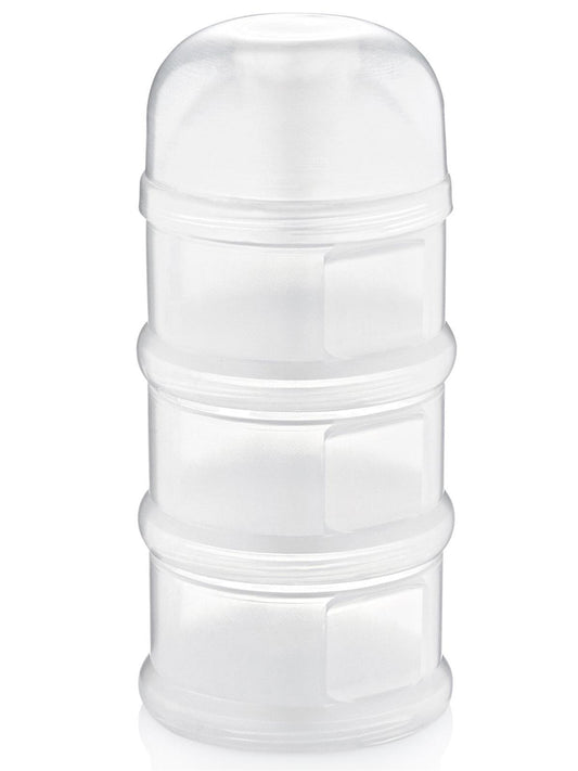 BabyJem Katlı Toz Mama Kabı - Beyaz