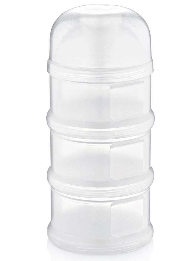 Baby Jem Katlı Toz Mama Kabı - Beyaz