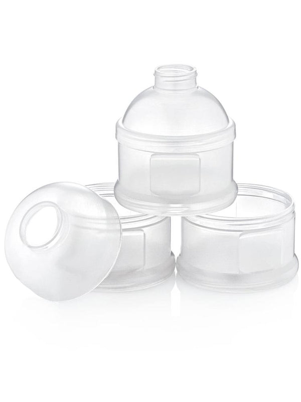 Baby Jem Katlı Toz Mama Kabı - Beyaz