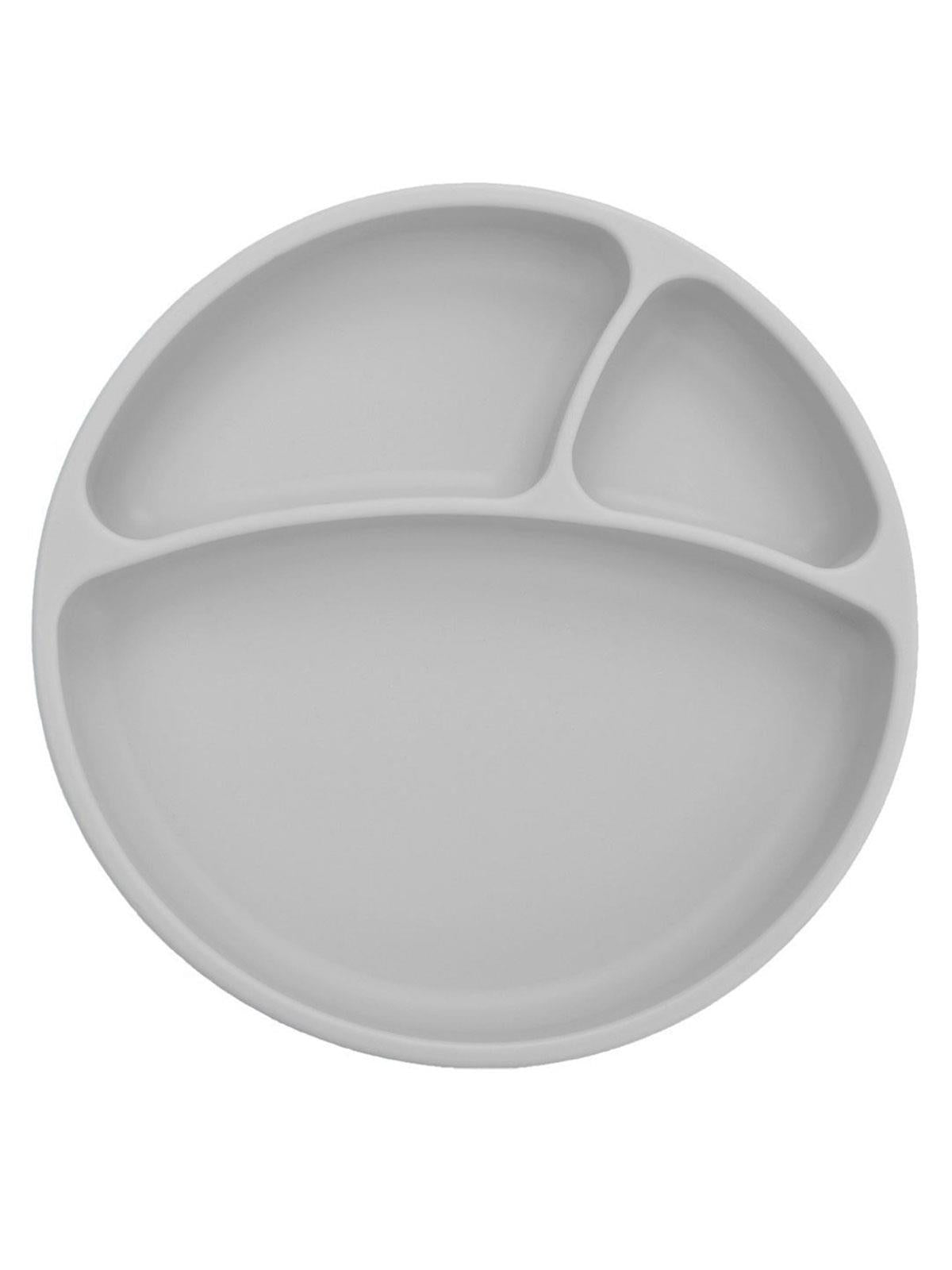 Minik-O OiOi Porsiyon Mama Tabağı - Gri