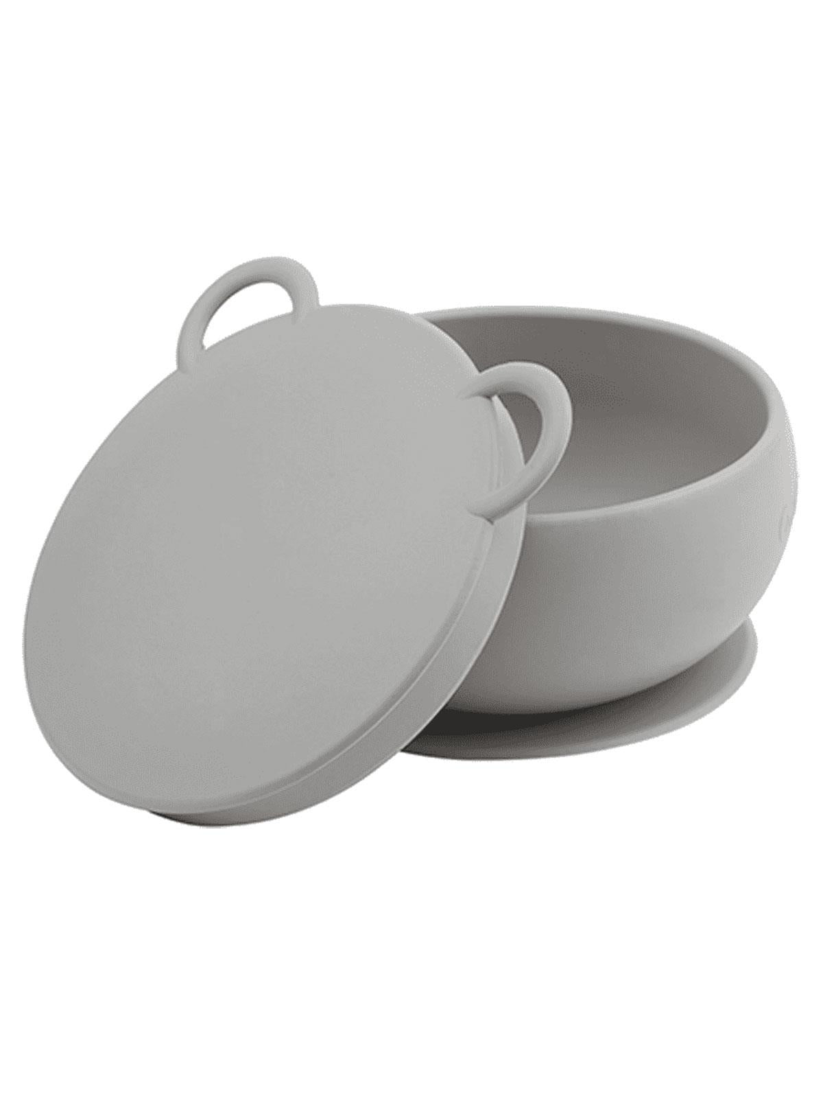 Minik-O OiOi Kapaklı Kase - Gri