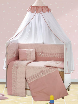 Aras Bebe Ebrar Uyku Seti 60x120 cm - Pembe