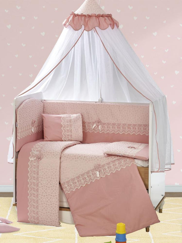 Aras Bebe Ebrar Uyku Seti 70x130 cm - Pembe