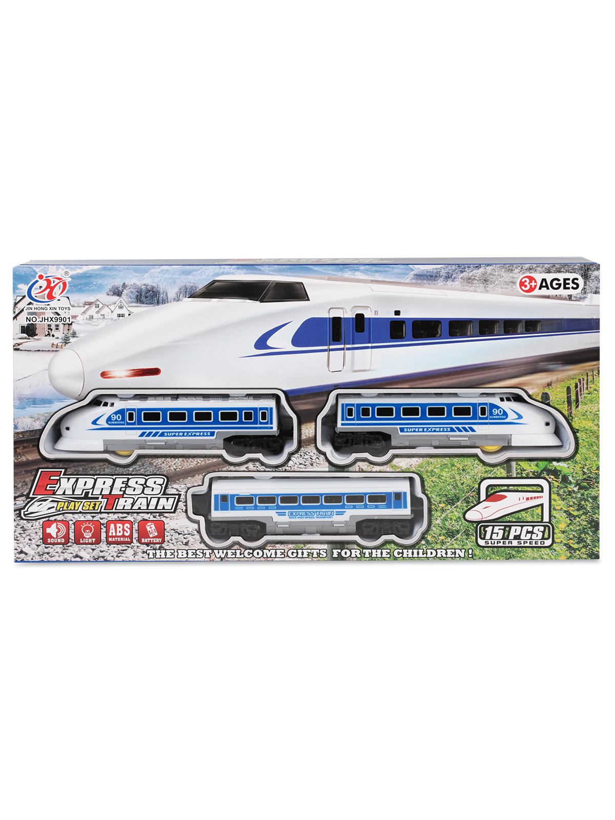 Can Oyuncak 15 Parça Pilli Hızlı Tren