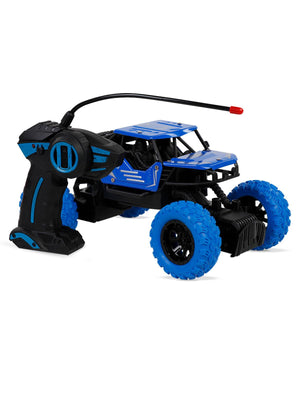 Can Oyuncak Şarjlı Işıklı Kumandalı Jeep - Mavi