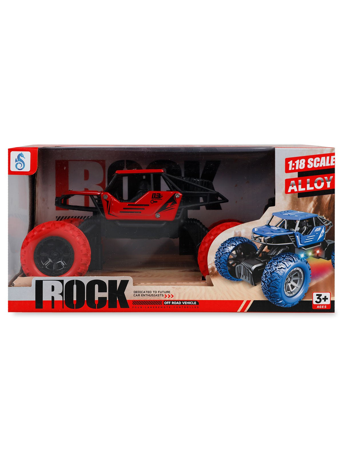 Can Oyuncak Şarjlı Işıklı Kumandalı Jeep - Kırmızı