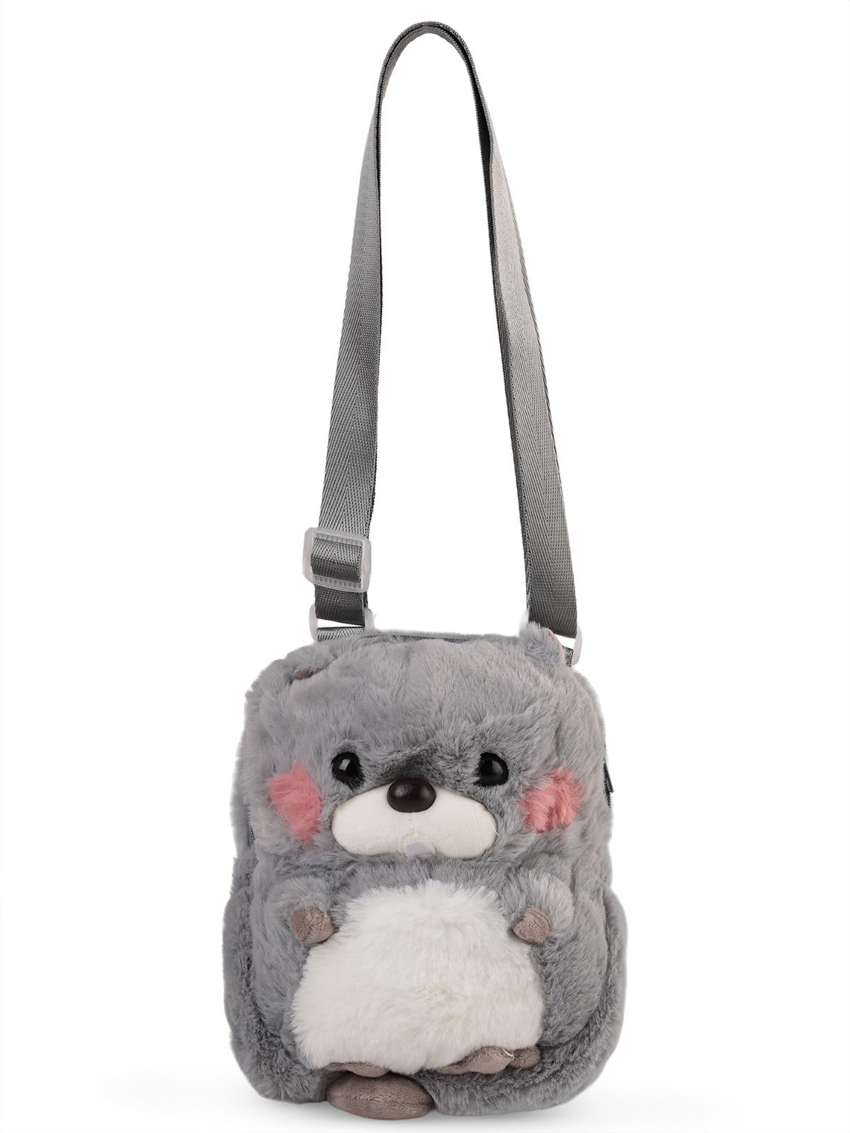 Can Oyuncak Peluş Groundhog Omuz Çantası 20 cm