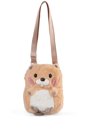 Can Oyuncak Peluş Groundhog Omuz Çantası 20 cm