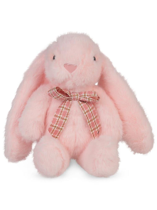 Can Oyuncak Altın samur kürklü papyon tavşan 30cm (pembe)