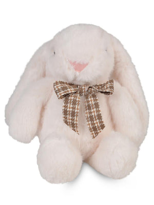 Can Oyuncak Tavşan desenli altın samur kürk papyon30 cm (beyaz)