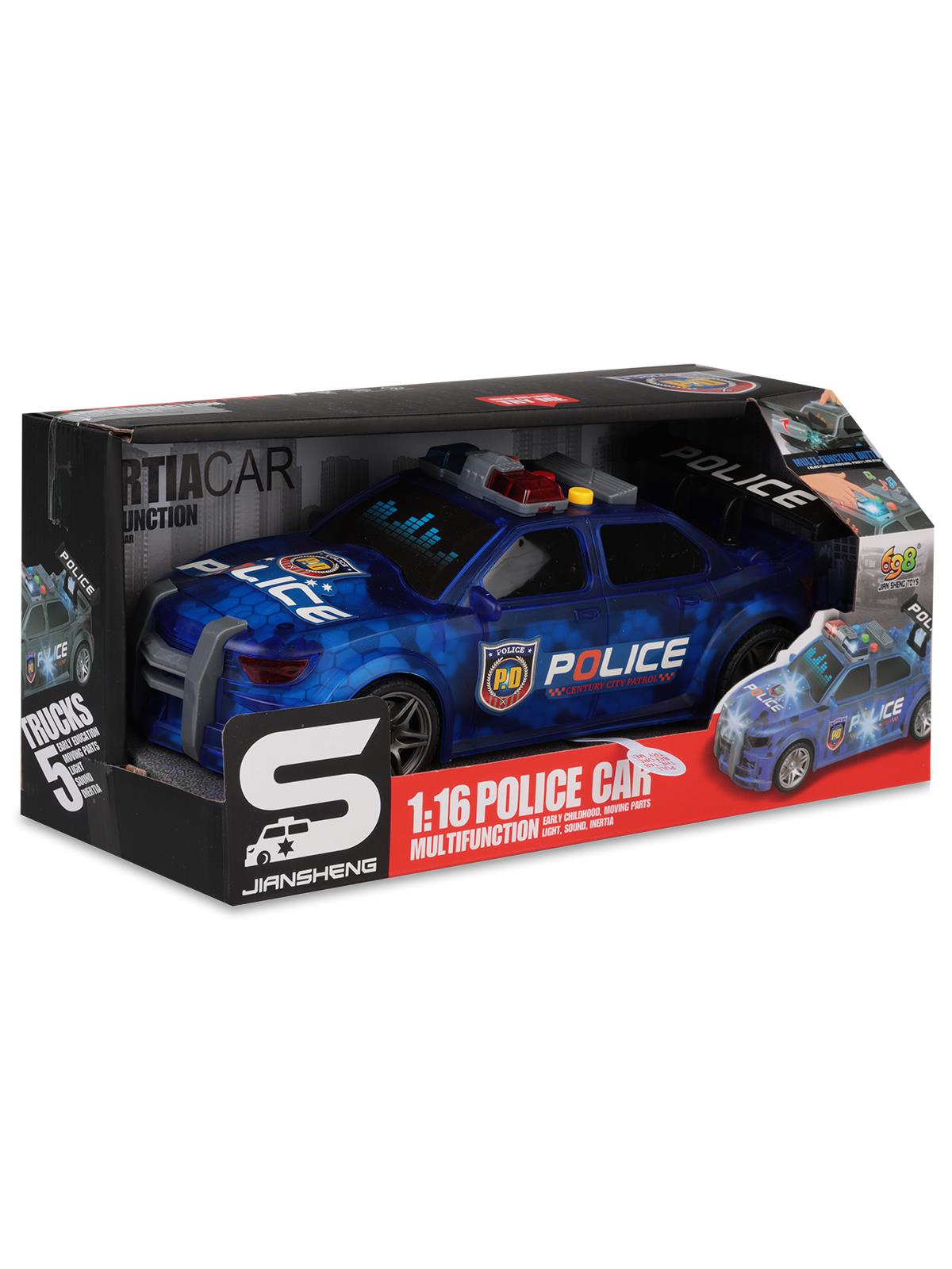 Can Oyuncak Kutulu Işıklı Polis Arabası