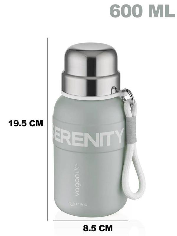 Vagonlife Çelik Termos Matara 600 ml - Mavi