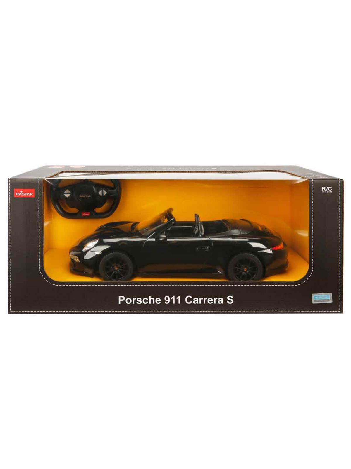 Rastar Carrera S Uzaktan Kumandalı Işıklı Araba - Siyah