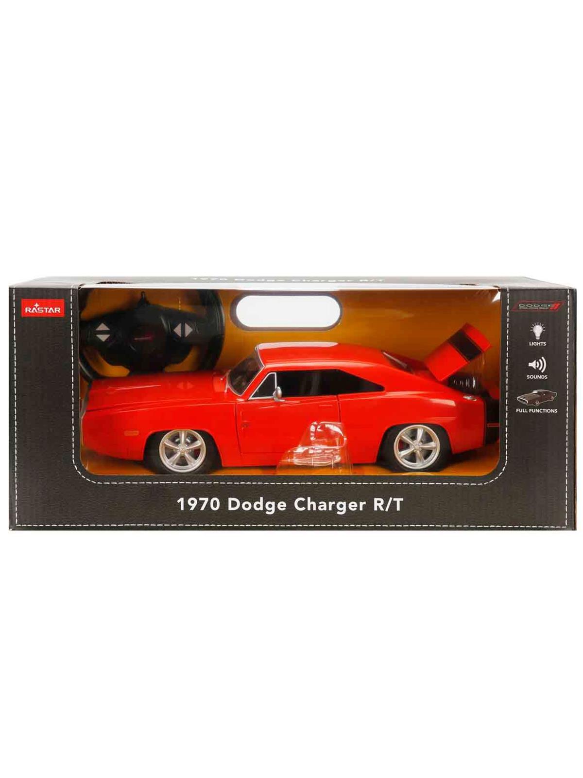 Rastar 1:16 Sesli ve Işıklı 1970 Dodge Charger R/T Uzaktan Kumandalı Araba