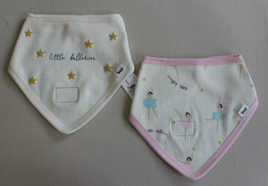 Civil Baby Balerin Empirme Baskılı Mama Önlüğü - Ekru