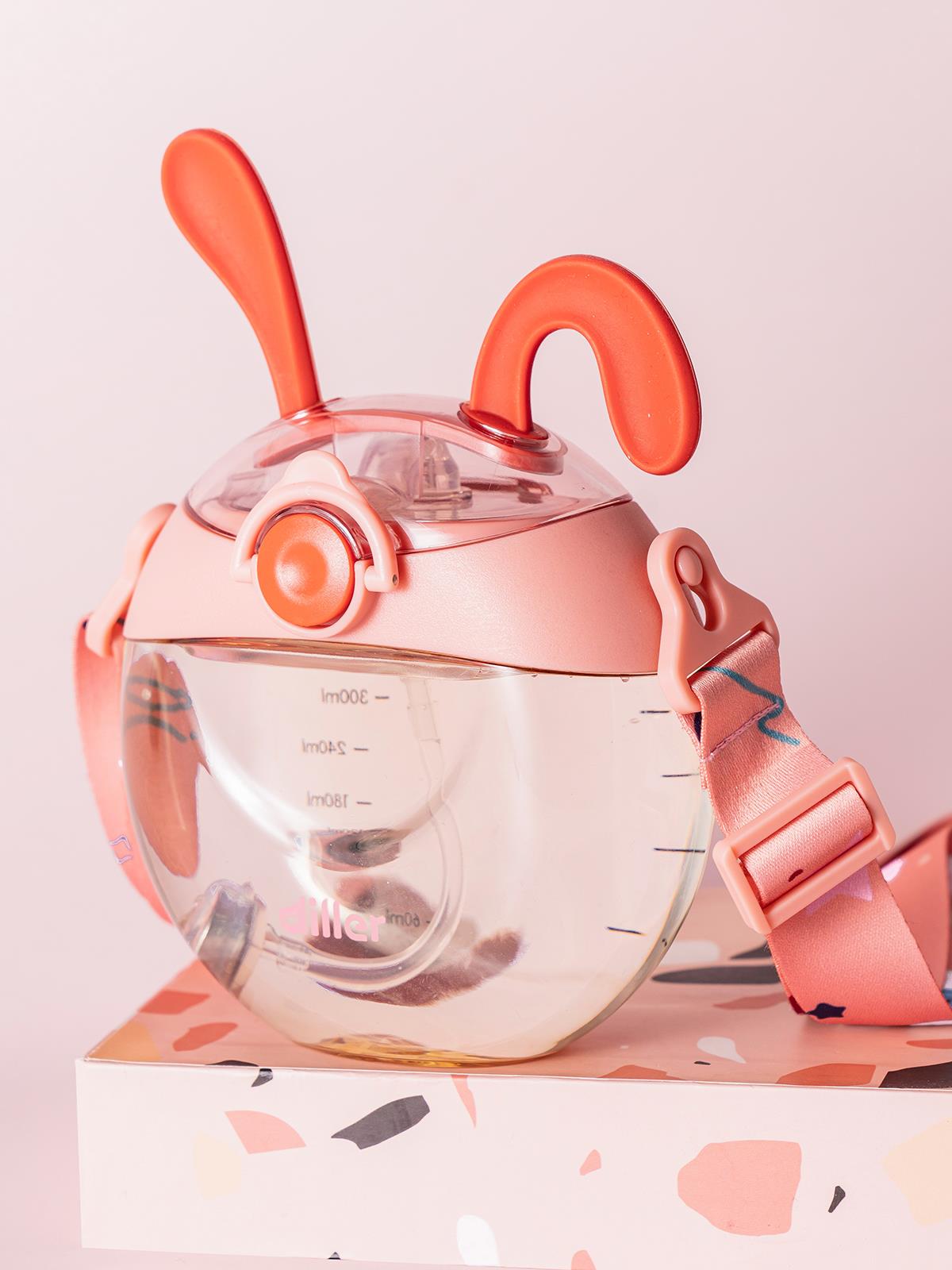 Diller Pipetli Matara 330 ml - Pembe