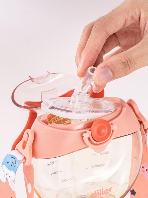 Diller Pipetli Matara 330 ml - Pembe