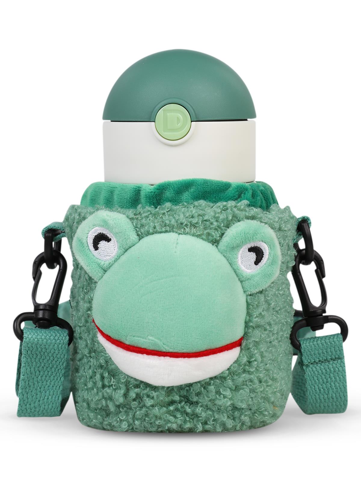 Diller Pipetli Çelik Termos Matara 300 ml  - Yeşil