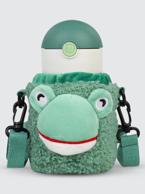 Diller Pipetli Çelik Termos Matara 300 ml  - Yeşil