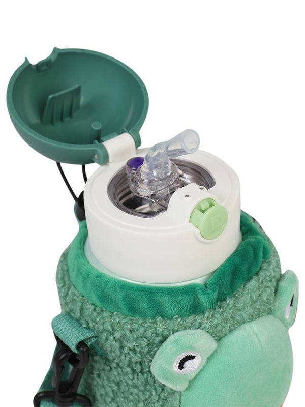 Diller Pipetli Çelik Termos Matara 300 ml  - Yeşil