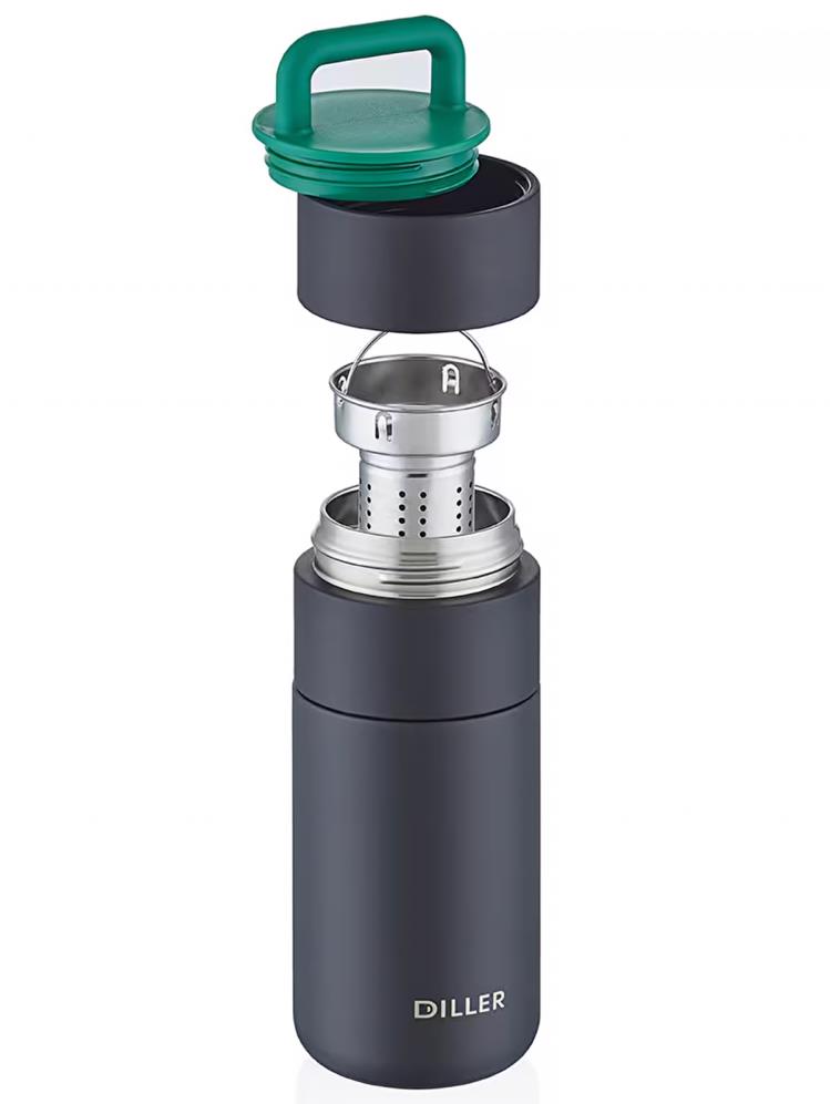 Diller Çelik Termos 350 ml - Siyah
