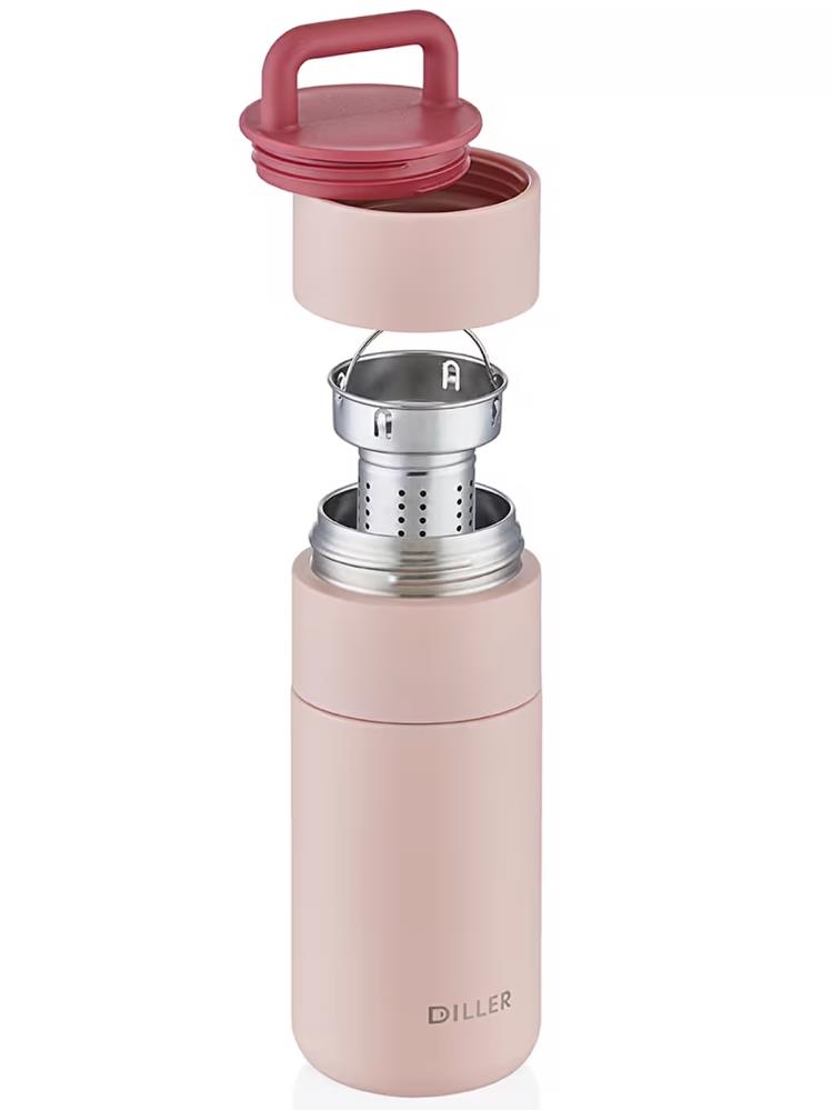 Diller Çelik Termos 350 ml - Pembe