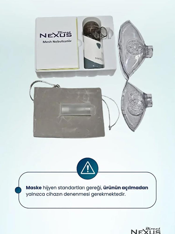 Direct Nexus Taşınabilir Mini Mesh Nebulizatör