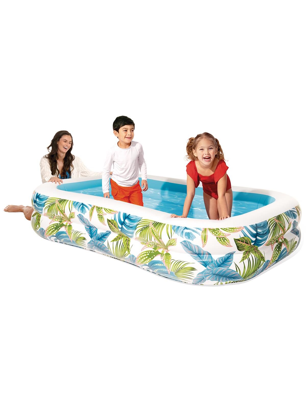 Intex Yaprak Desenli Tropik Aile Havuzu 229x52x48 Cm