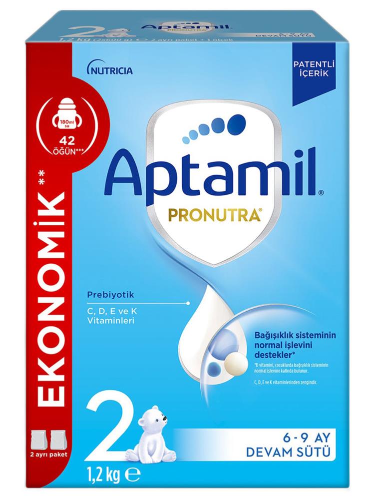 Aptamil 2 Devam Sütü 1200 g 6-9 Ay