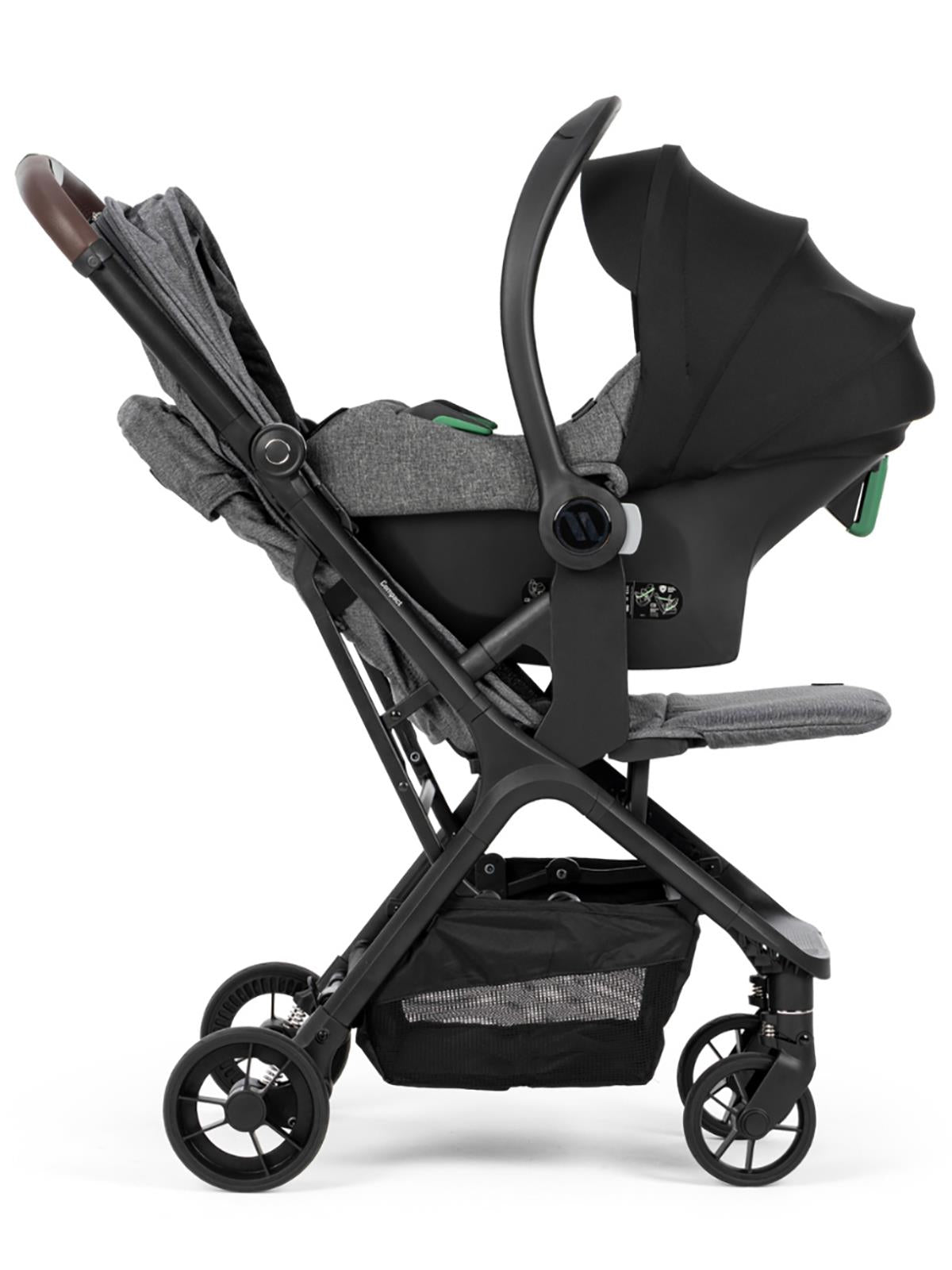 Bagi Compact Autofold Bebek Arabası - Gri