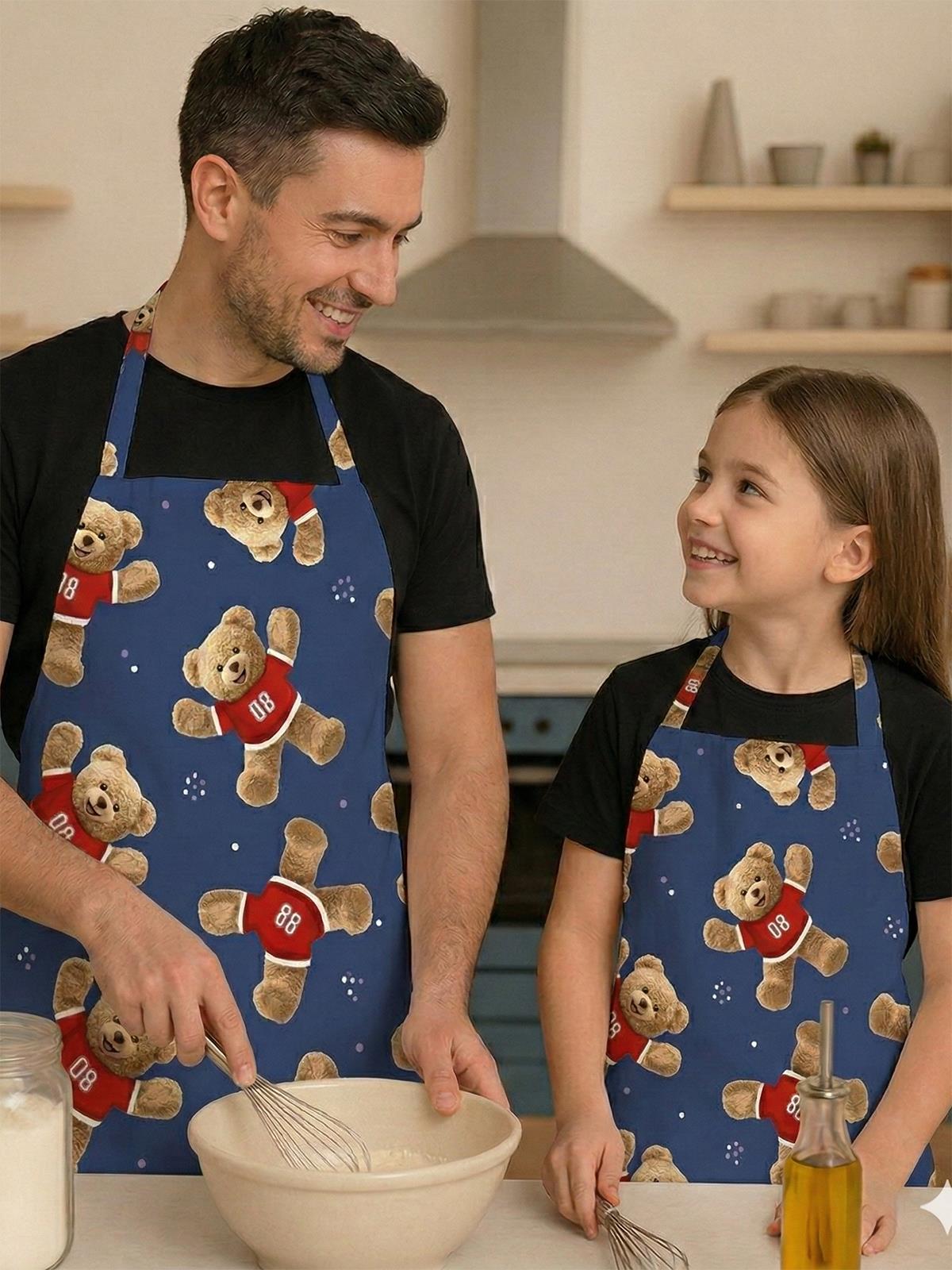 Safemom Anne&Kız Mutfak Önlüğü - CupCake - Pembe