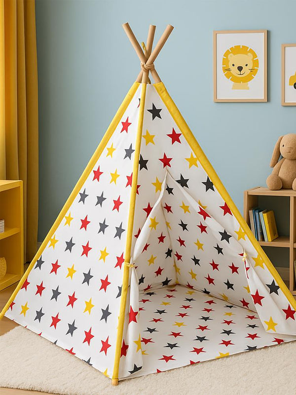 SafeMom Ahşap Kızılderili Oyun Çadırı