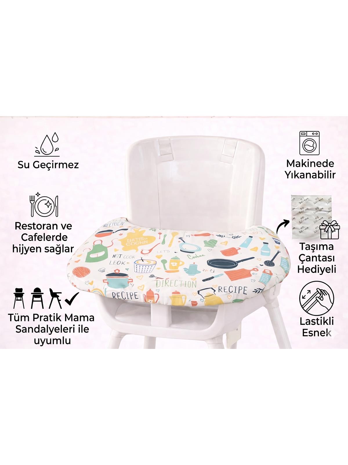 Safemom Mama Sandalyesi Örtüsü - Cupcake - Sarı