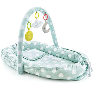 Babyjem Oyuncaklı Anne Baba Yanı Yatağı - Yeşil