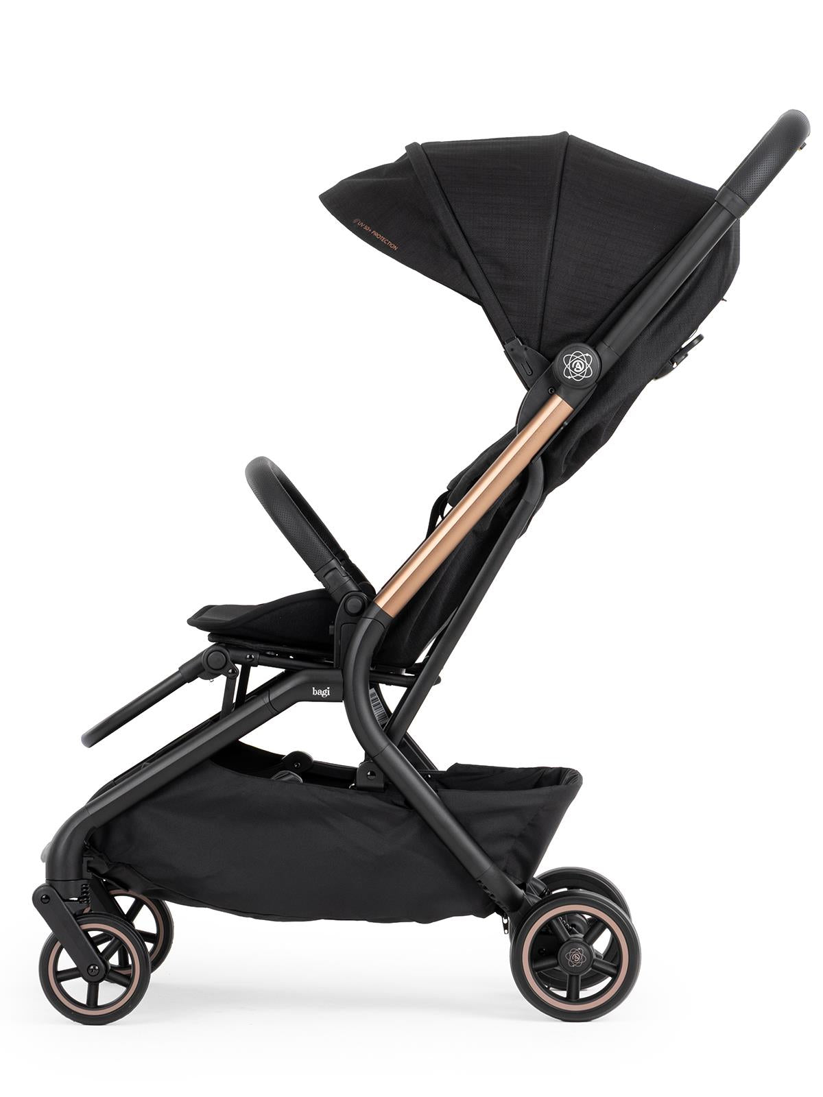 Bagi Atom Tek Yönlü  Bebek Arabası - Siyah