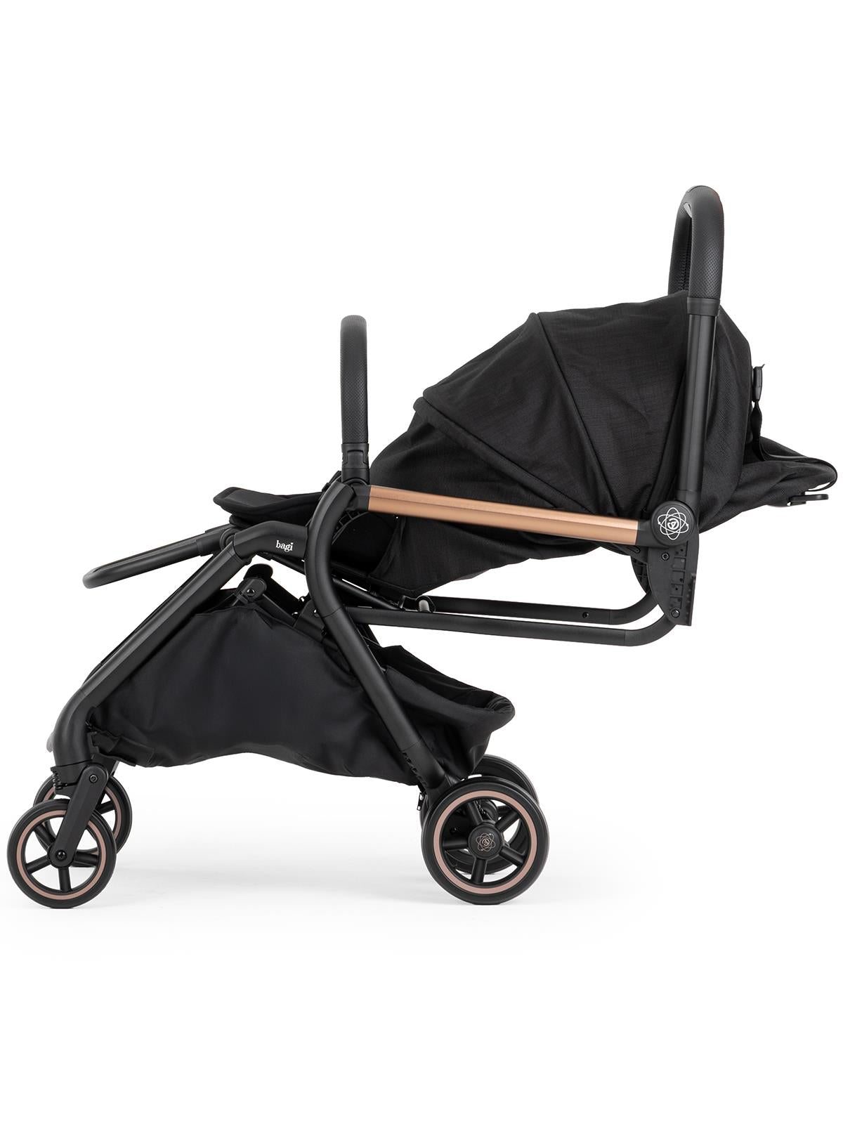 Bagi Atom Tek Yönlü  Bebek Arabası - Siyah