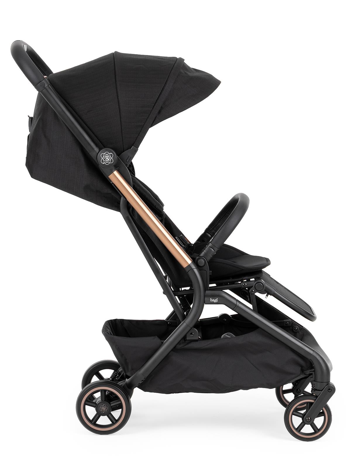 Bagi Atom Tek Yönlü  Bebek Arabası - Siyah