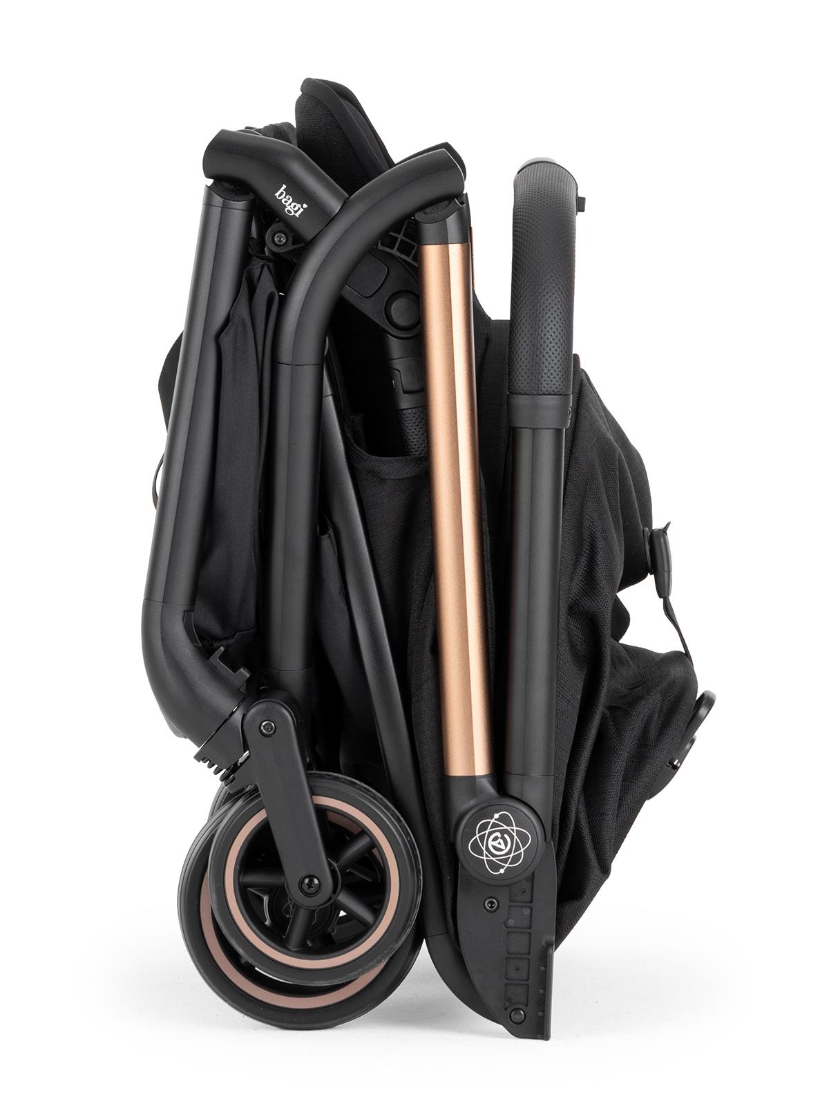 Bagi Atom Tek Yönlü  Bebek Arabası - Siyah