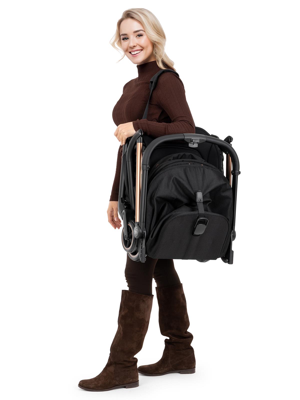 Bagi Atom Tek Yönlü  Bebek Arabası - Siyah