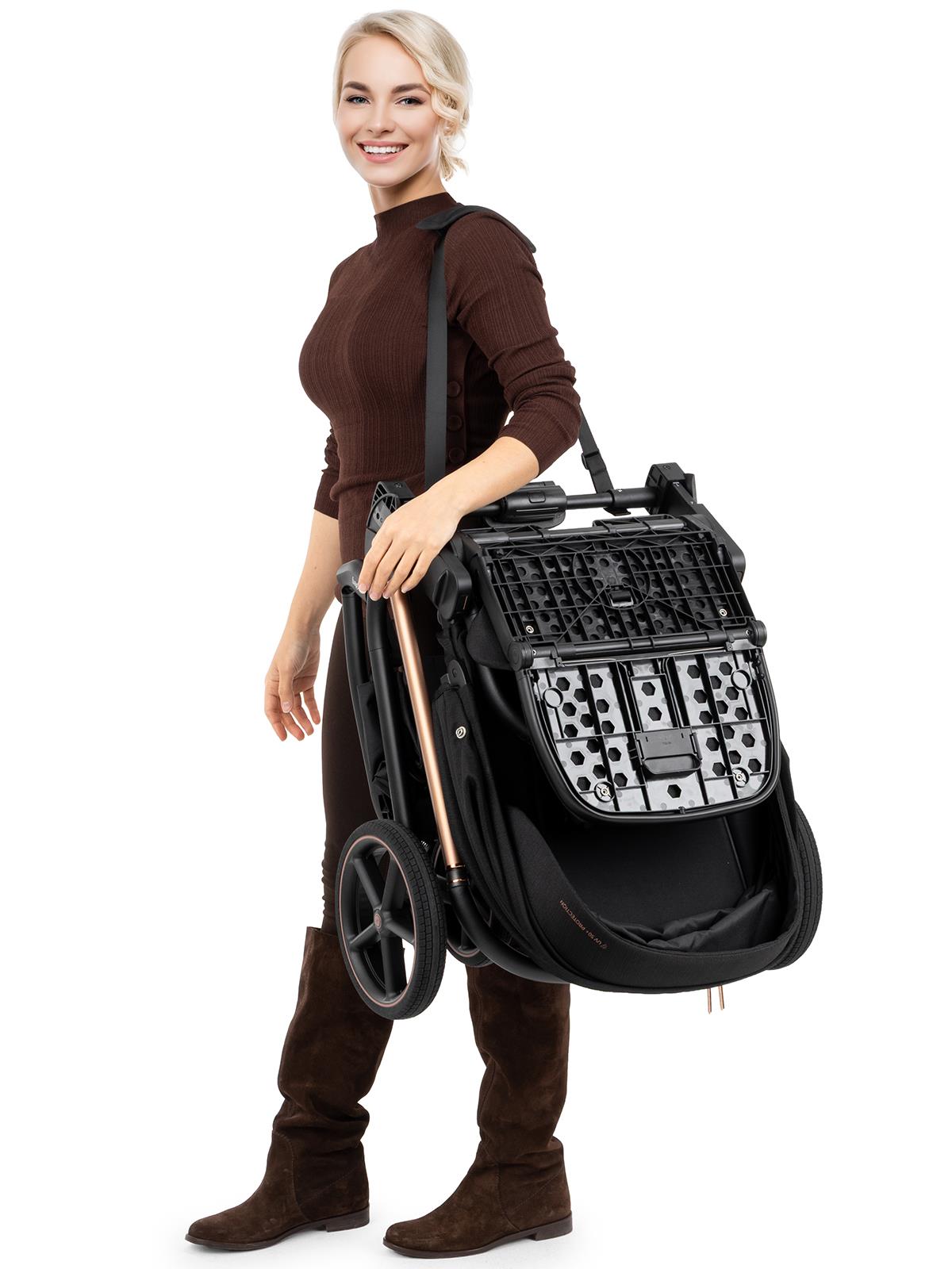 Bagi Atom Tek Yönlü  Bebek Arabası - Siyah