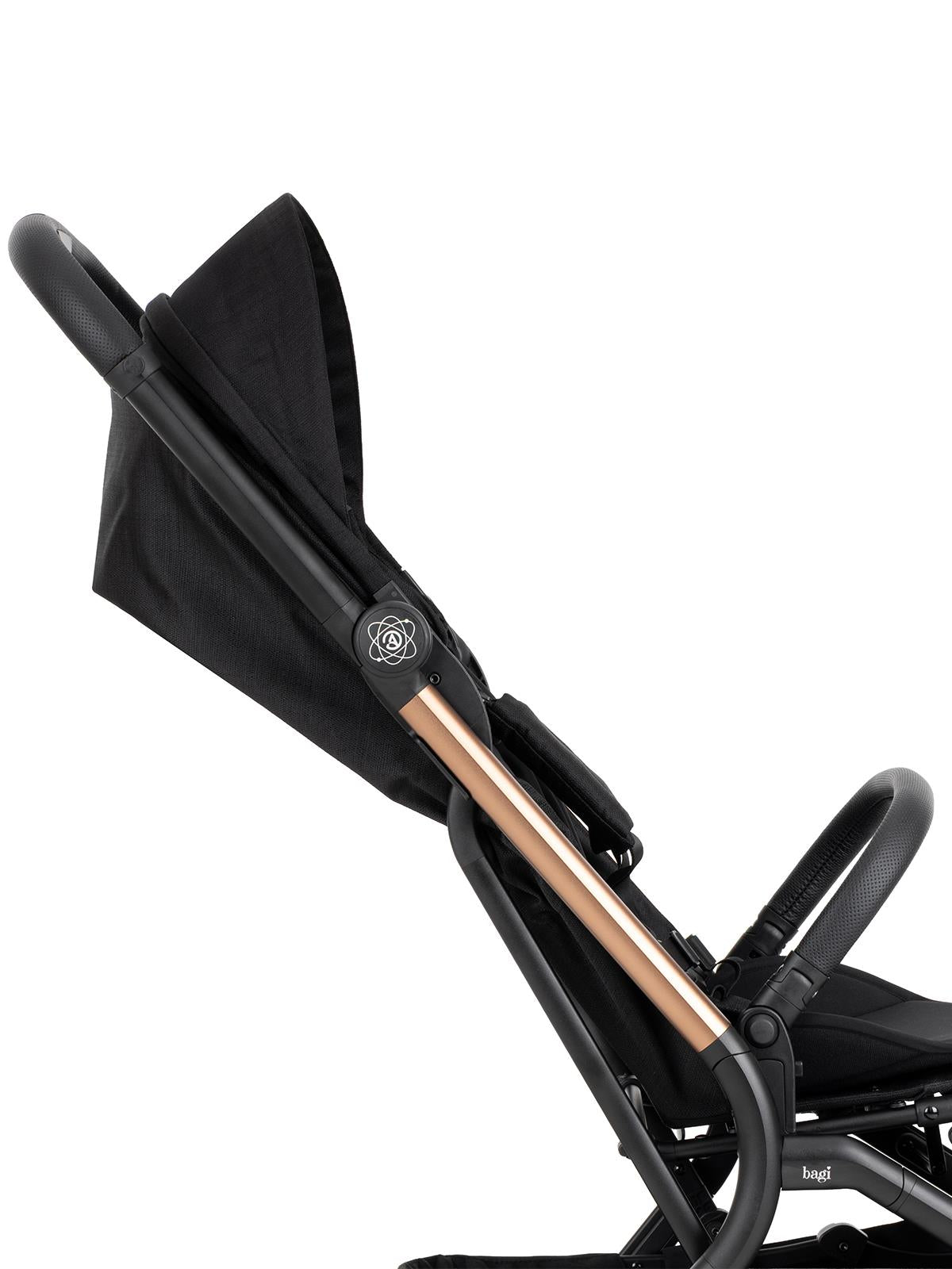 Bagi Atom Tek Yönlü  Bebek Arabası - Siyah