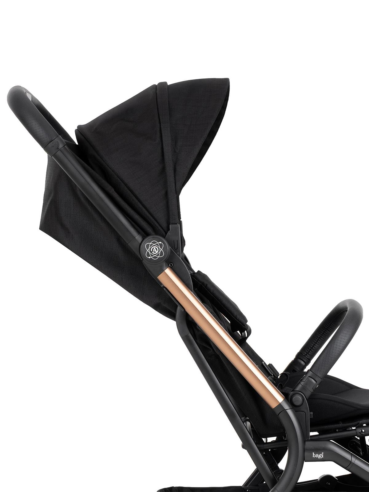 Bagi Atom Tek Yönlü  Bebek Arabası - Siyah