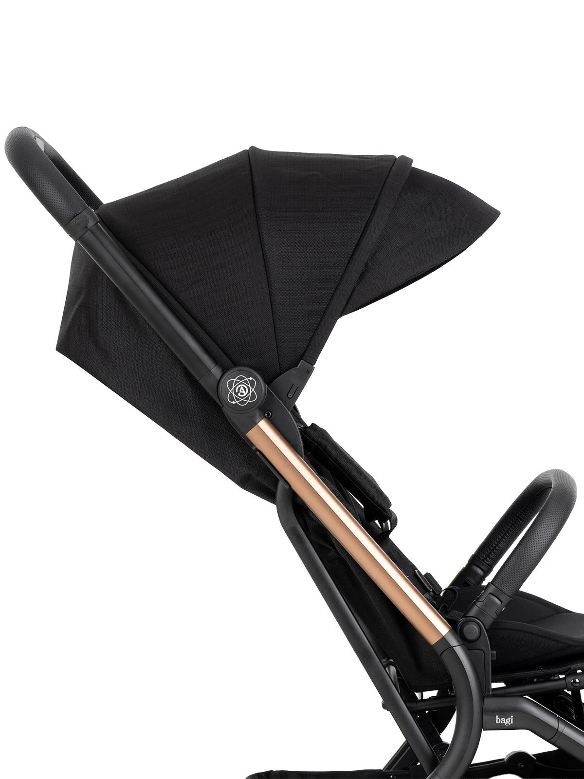 Bagi Atom Tek Yönlü  Bebek Arabası - Siyah