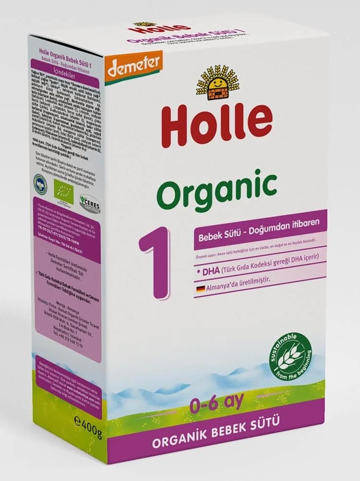 Holle Organik 1 Bebek Sütü 400 Gr