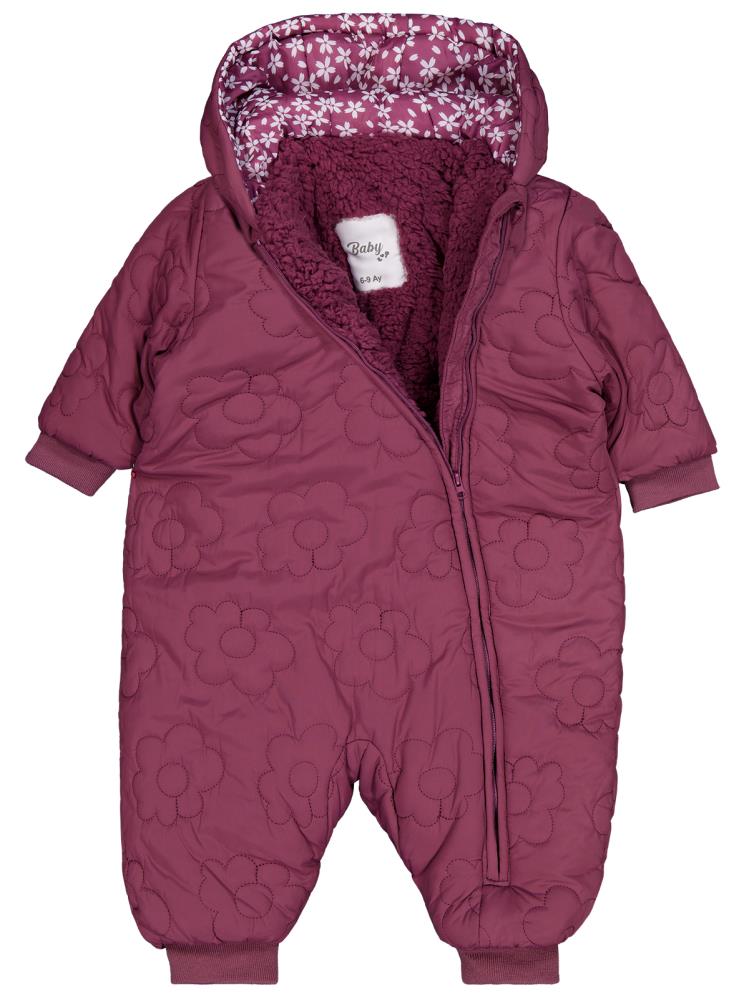 Civil Baby Çiçek Kapitone 6-18 Ay Astronot - Lila