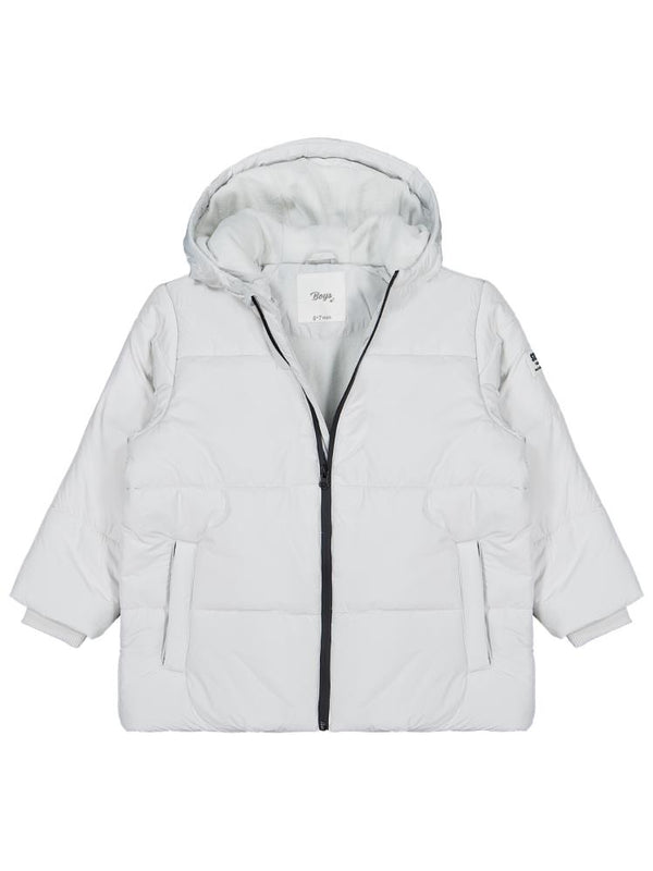 Civil Boys Kapşonlu Şişme 10-13 Yaş Mont - Gri