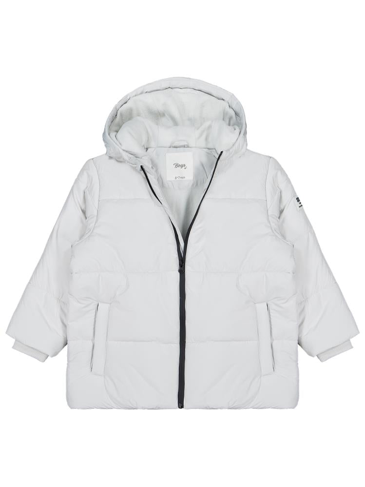 Civil Boys Kapşonlu Şişme 10-13 Yaş Mont - Gri